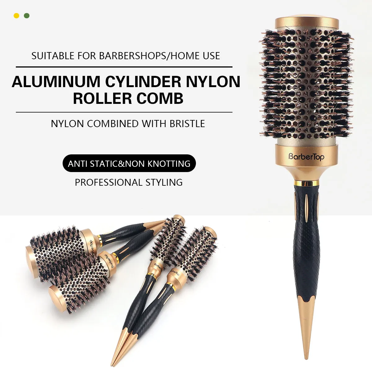 Anti-Static Curling Hair Comb