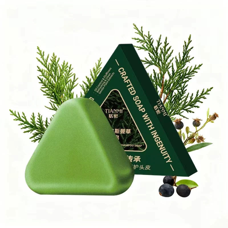 Cypress & Osmanthus Herbal Shampoo Bar - Image 3