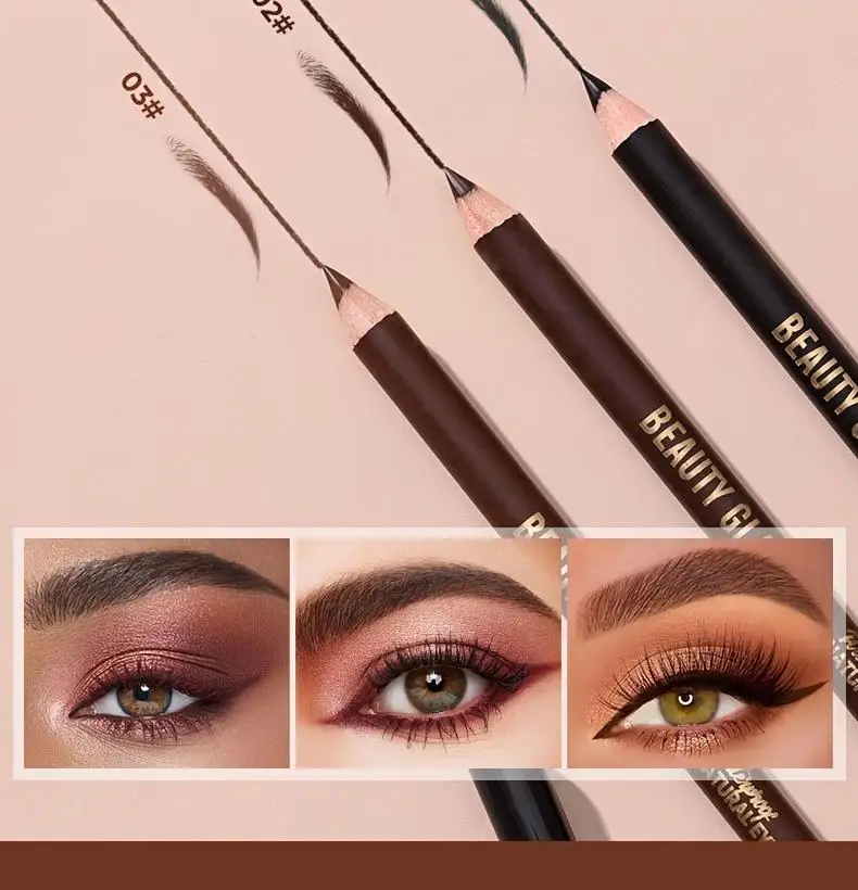 Waterproof Eyebrow Pencil, 3-Pack - Image 2
