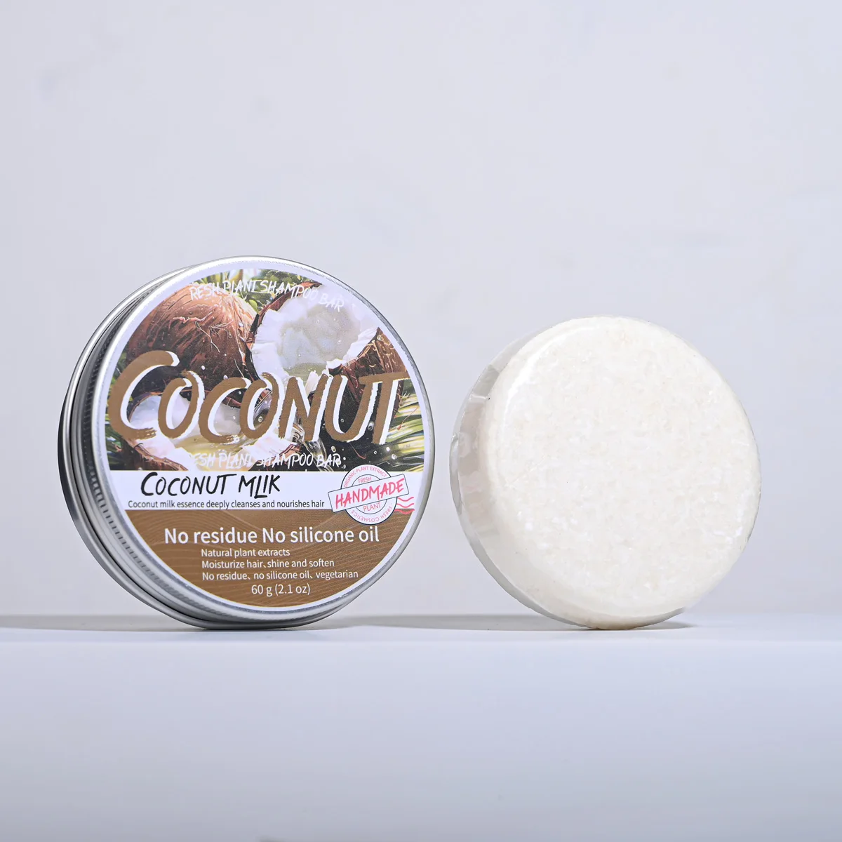 Coconut & Olive Oil Shampoo Bar - Image 4